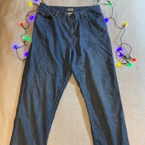 L.L. Bean Blue Cotton Blend Jeans
